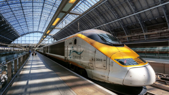 Eurostar à Londres St.Pancras