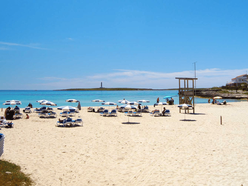 Les plus belles plages de Minorque - Plage familiale de Punta Prima