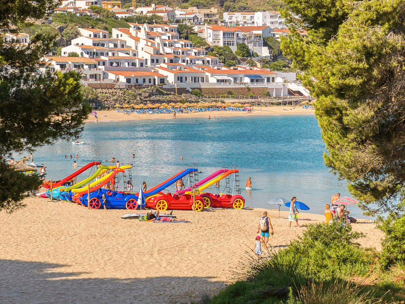 Les plus belles plages de Minorque - Plage familiale d'Arenal d'en Castell
