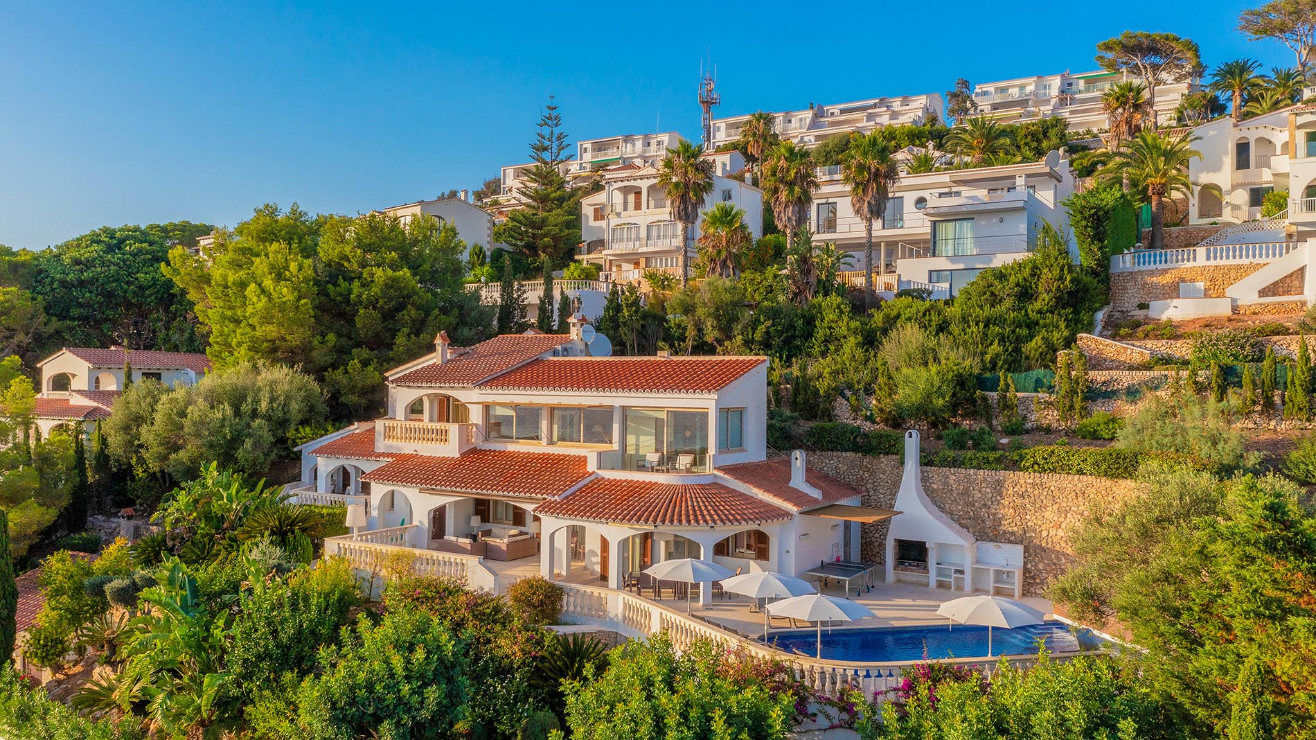 Villa à Son Bou avec vue sur la mer
