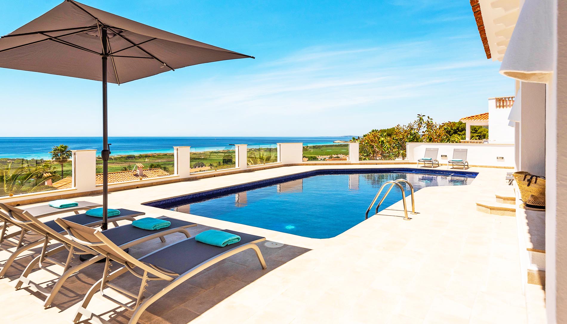 Villa à Son Bou avec vue sur la mer