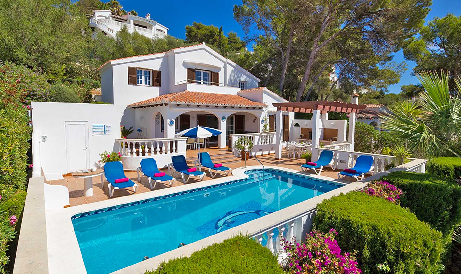Villa familiale à San Jaime avec vue sur Son Bou et la mer