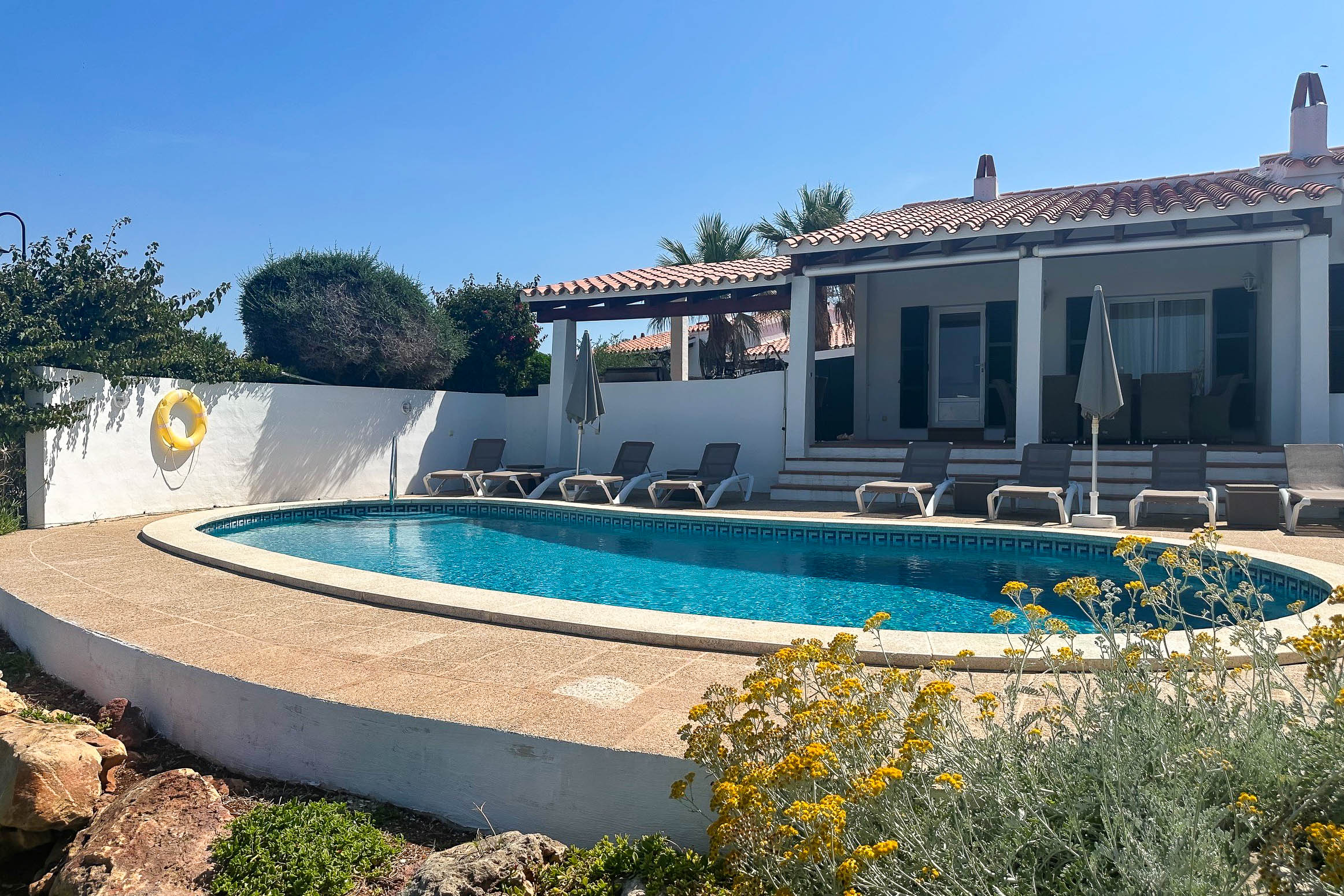 Villas familiales avec piscine privée à Binibeca Vell, Minorque