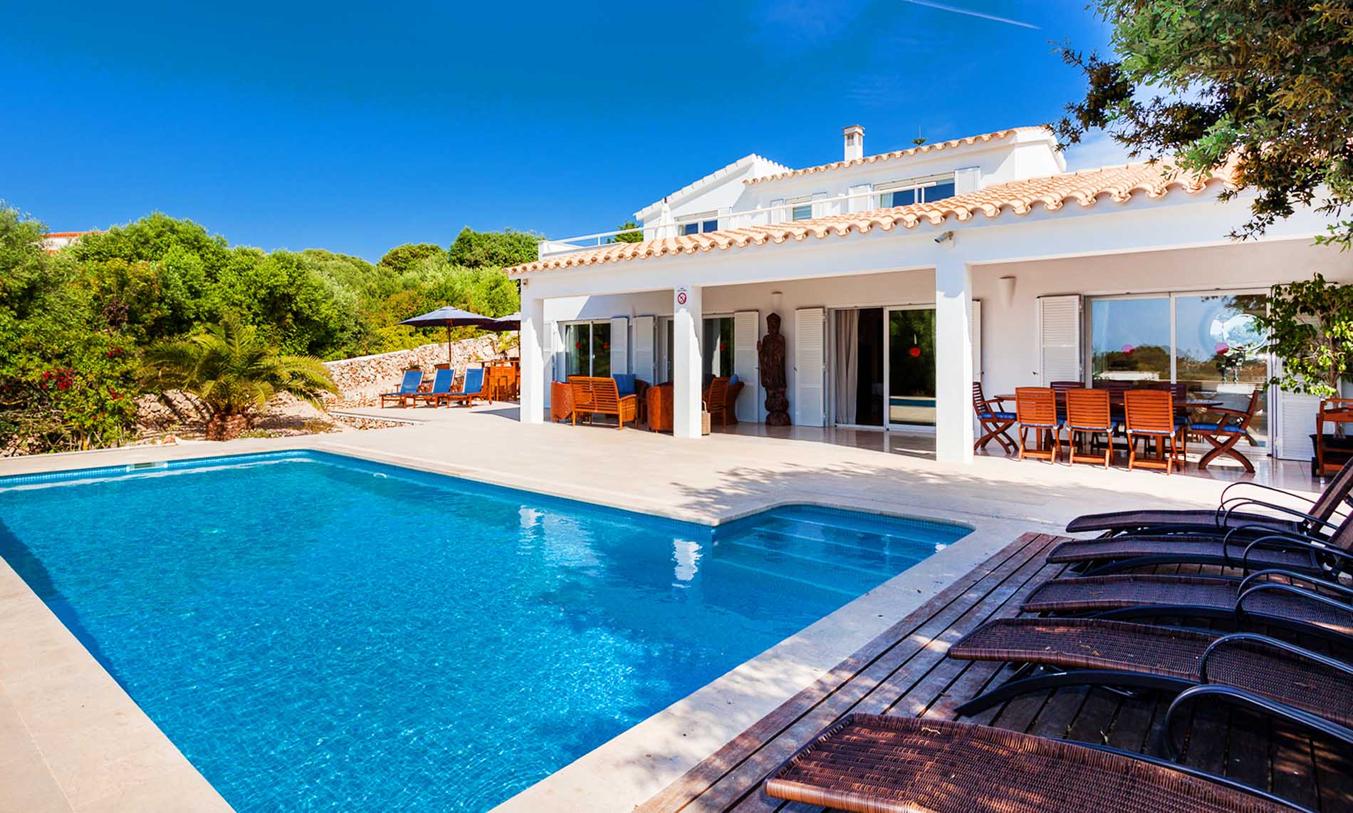 Villas avec piscine près de Binibeca
